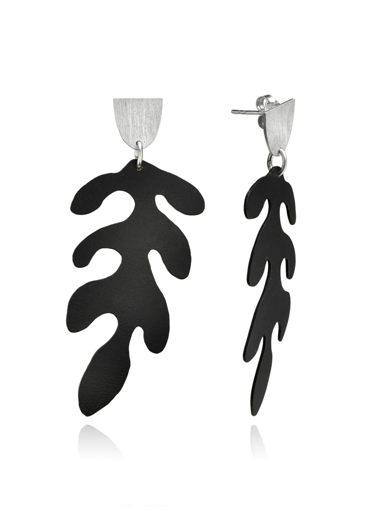 Matisse Earrings-Matte Black